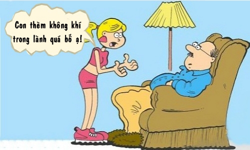 Không khí trong lành của con gái rượu
