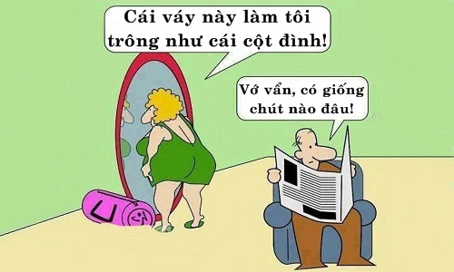 Vợ buồn vì không giống cột đình